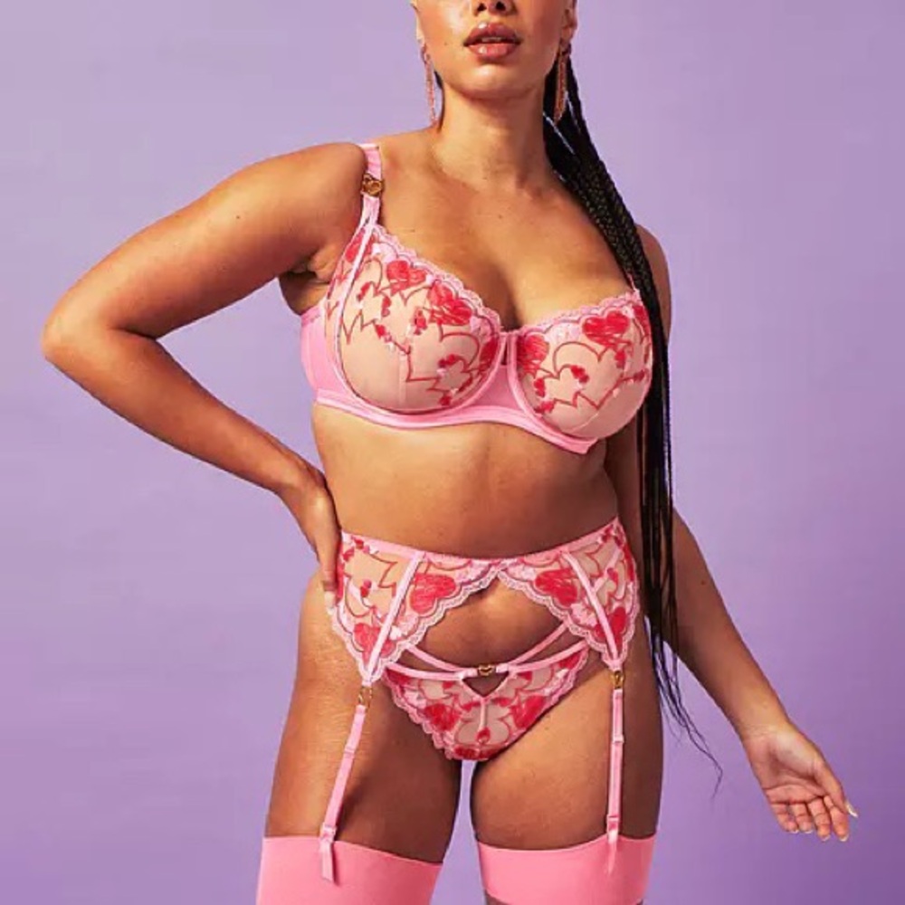 Ann Heart Bouquet Lingerie set